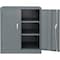 Global Industrial Counter Height Storage Cabinet, 42 in H, 36 in W, Gray 269871GY - alternate 6